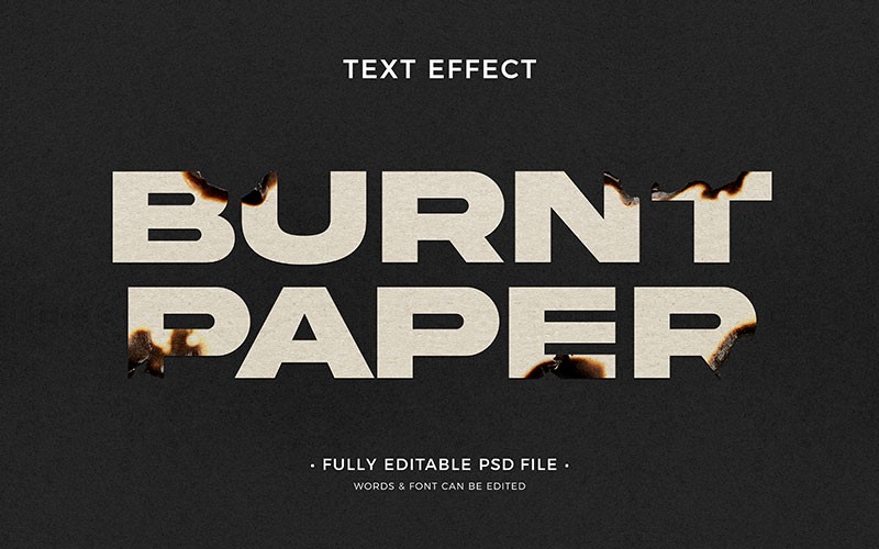 10款火焰纸张燃烧文字特效PS图层样式PSD 图片素材 sucaiwan.com