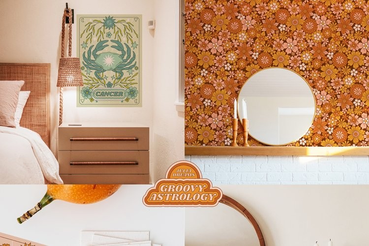 100+占星术黄道十二星座无缝图案矢量素材 图片素材 sucaiwan.com