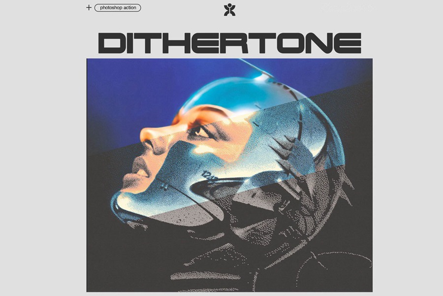 复古做旧噪点颗粒半调效果照片修图特效ps动作模板下载 Doronsupply – Dithertone . 第1张-素材湾丨精选海外优质设计素材资源 复古做旧噪点颗粒半调效果照片修图特效ps动作模板下载 Doronsupply – Dithertone . sucaiwan.com