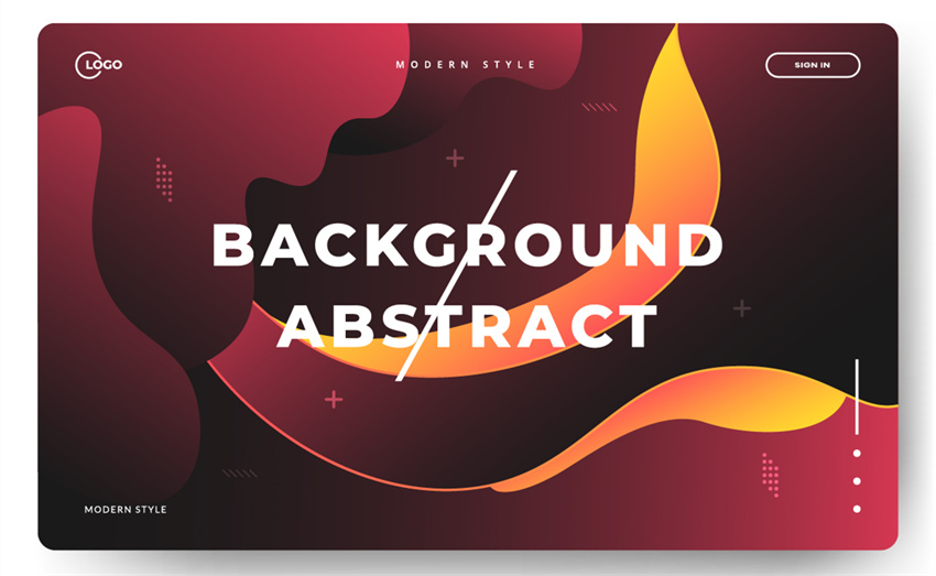 设计资源-抽象时尚渐变海报设计矢量背景合集 设计素材 sucaiwan.com