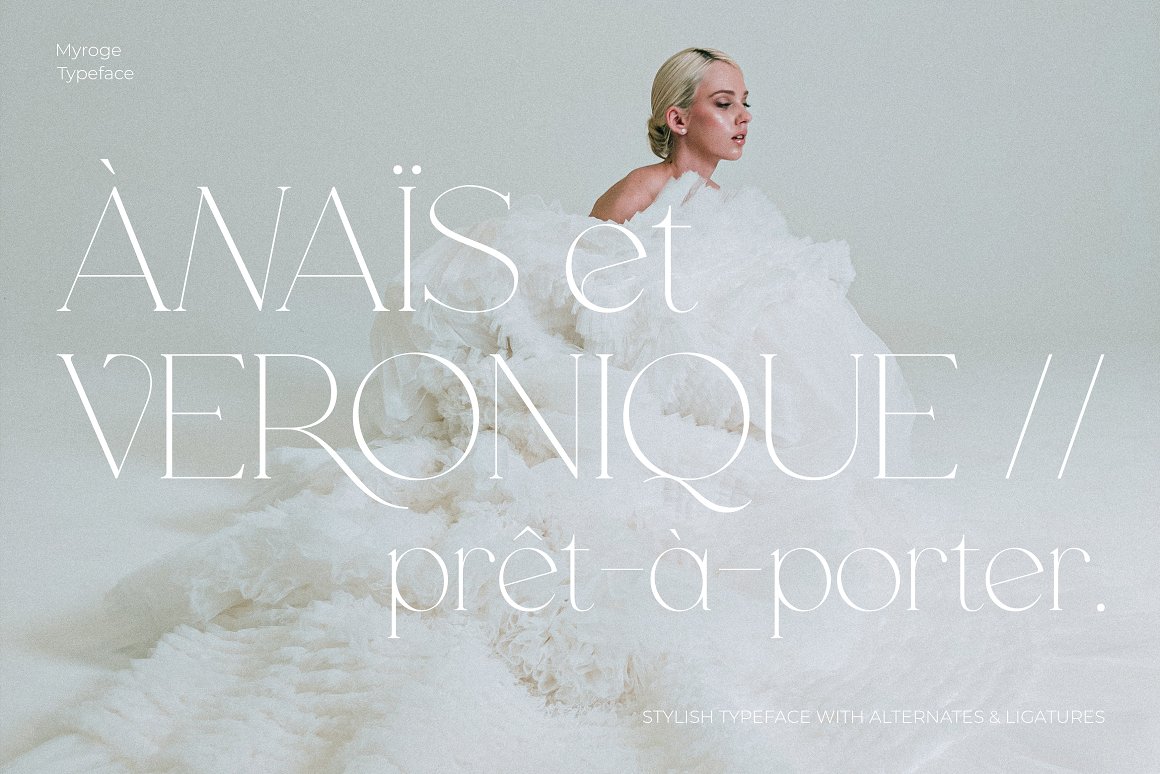 英文字体:优雅细腻奢华化杂志连字品牌海报封面排版衬线字体 MYROGE elegant & stylish serif 设计素材 第9张-素材湾丨精选海外优质设计素材资源 英文字体:优雅细腻奢华化杂志连字品牌海报封面排版衬线字体 MYROGE elegant & stylish serif 设计素材 sucaiwan.com