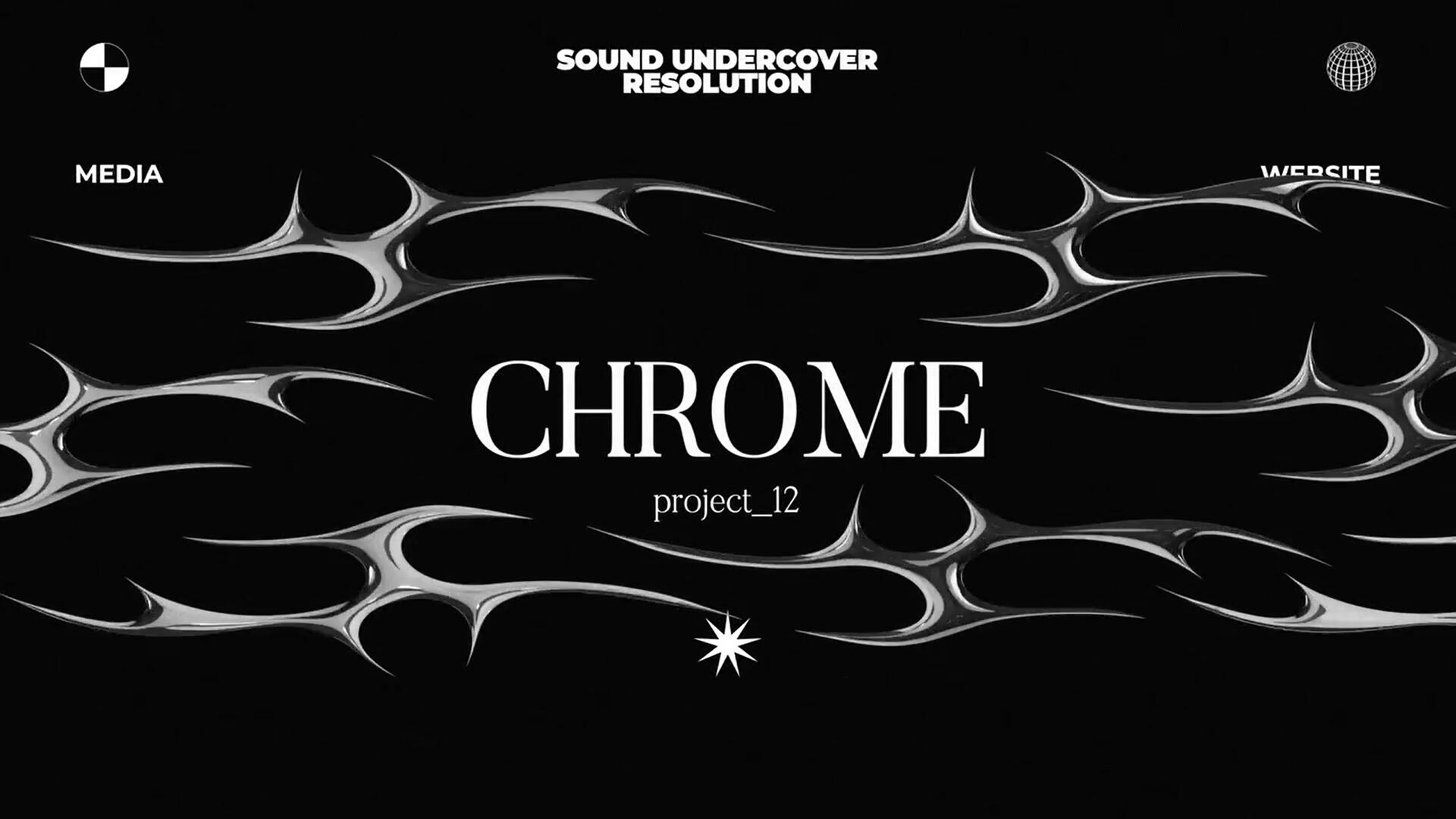 AE模板：新潮酸性优雅几何图形渐变背景抽象艺术设计模板素材 . sucaiwan.com