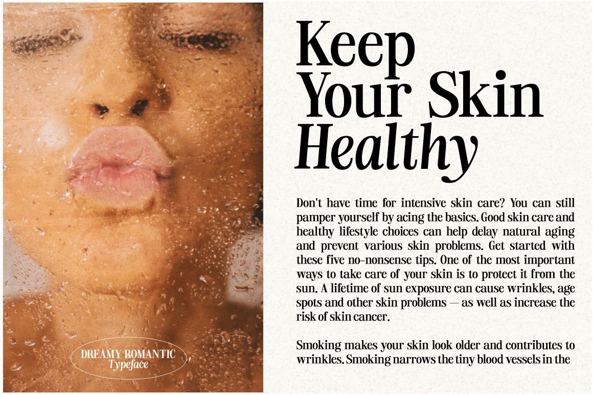 英文字体:复古衬线英文字体logo标识标题排版版式封面海报英文字体 Dreamy Romantic 设计素材 第5张-素材湾丨精选海外优质设计素材资源 英文字体:复古衬线英文字体logo标识标题排版版式封面海报英文字体 Dreamy Romantic 设计素材 sucaiwan.com