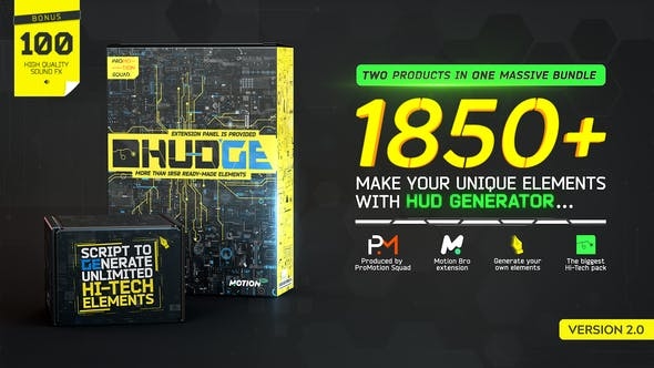 AE脚本:1850+赛博朋克全息UI高科技HUD科幻未来元素信息生成器 . 第1张-素材湾丨精选海外优质设计素材资源 AE脚本:1850+赛博朋克全息UI高科技HUD科幻未来元素信息生成器 . sucaiwan.com