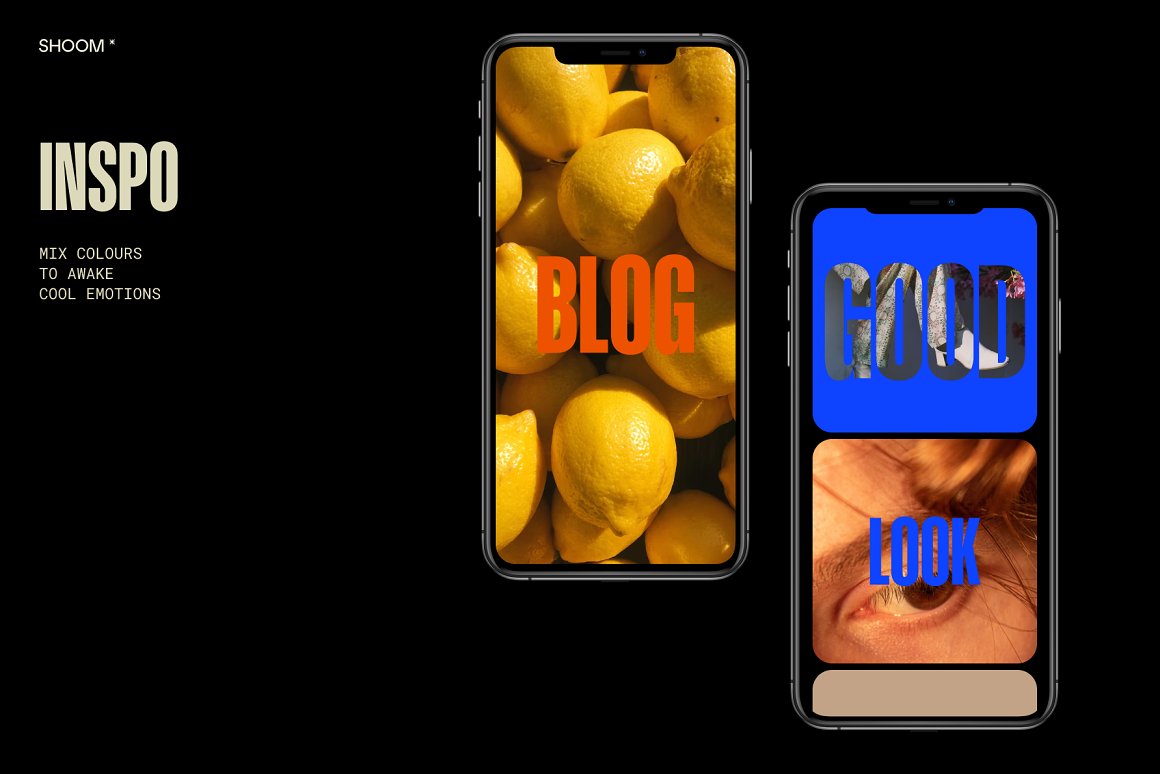 30个潮流INS风竖屏小红书时尚词语推文海报版式社交媒体PSD模板 . sucaiwan.com