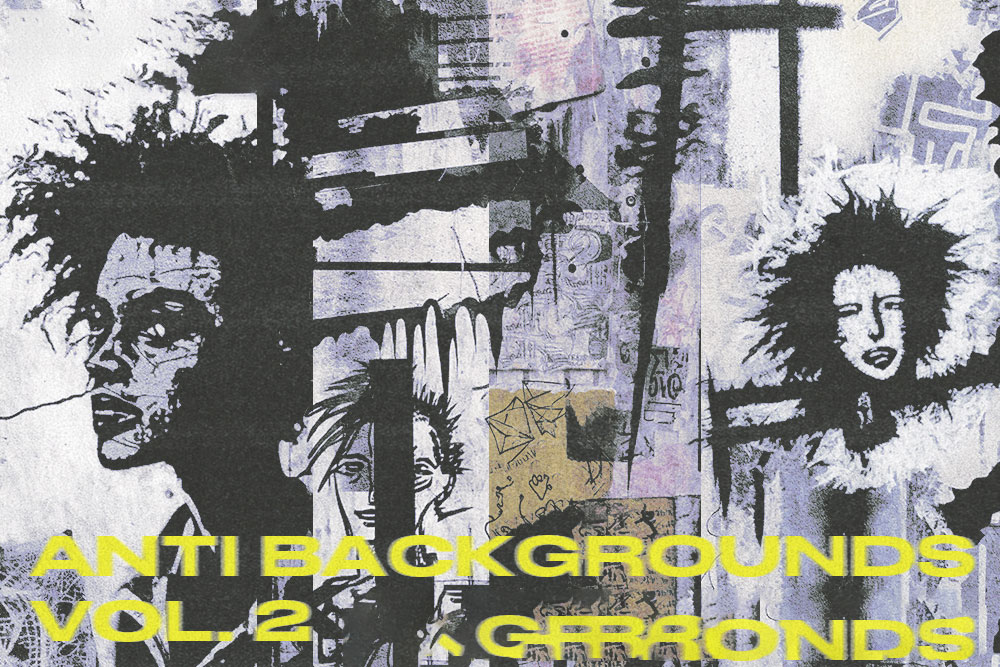 复古做旧涂鸦艺术抽象木炭笔墙面垃圾摇滚前卫背景肌理设计套装 Anti Backgrounds Vol. 2 . 第1张-素材湾丨精选海外优质设计素材资源 复古做旧涂鸦艺术抽象木炭笔墙面垃圾摇滚前卫背景肌理设计套装 Anti Backgrounds Vol. 2 . sucaiwan.com