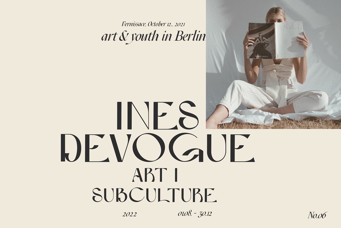 英文字体:超现实梦幻时尚逆反差品牌LOGO杂志标题设计英文字体 Reform Modern Display Font 设计素材 第4张-素材湾丨精选海外优质设计素材资源 英文字体:超现实梦幻时尚逆反差品牌LOGO杂志标题设计英文字体 Reform Modern Display Font 设计素材 sucaiwan.com