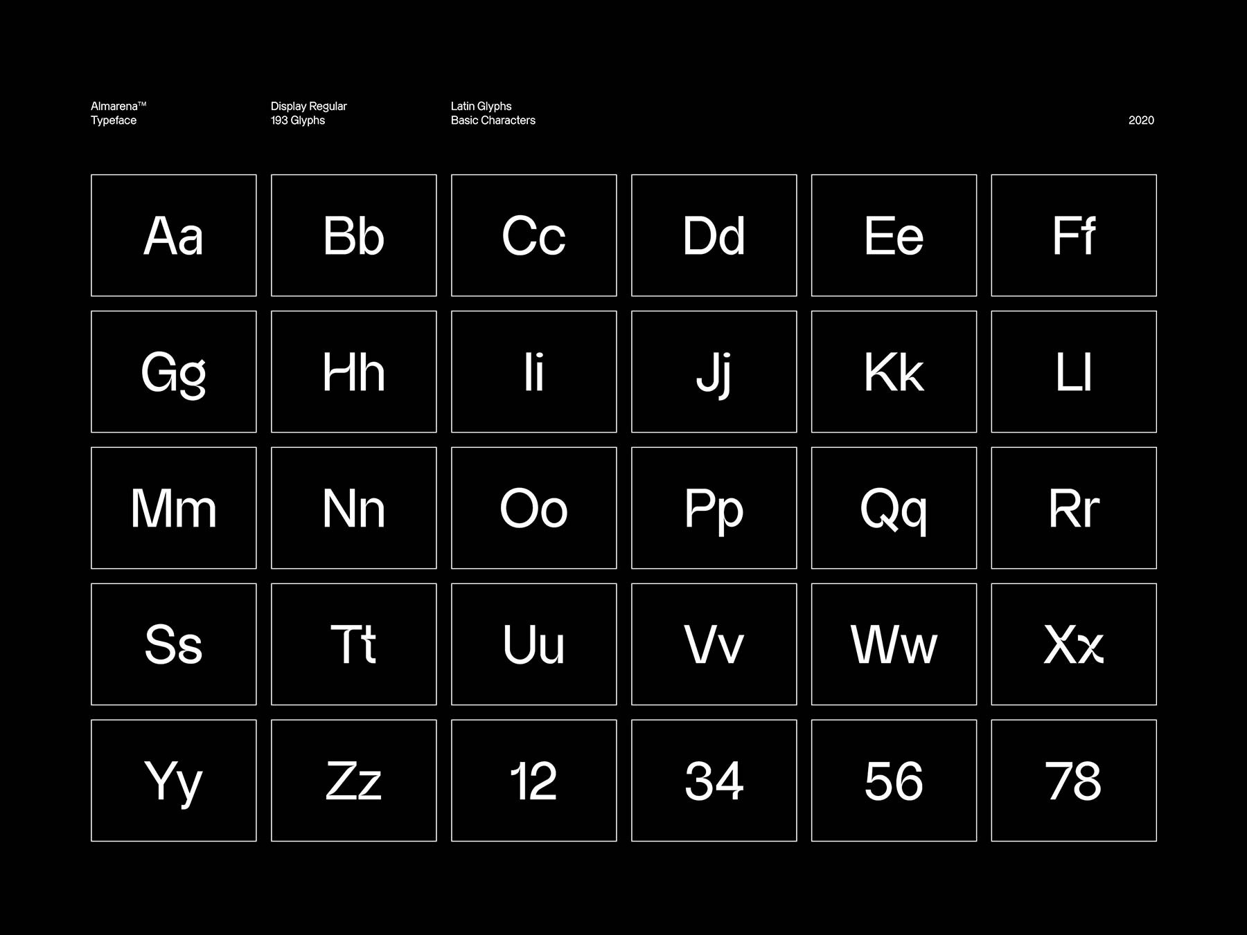 Almarena现代无衬线英文字体 设计素材 sucaiwan.com