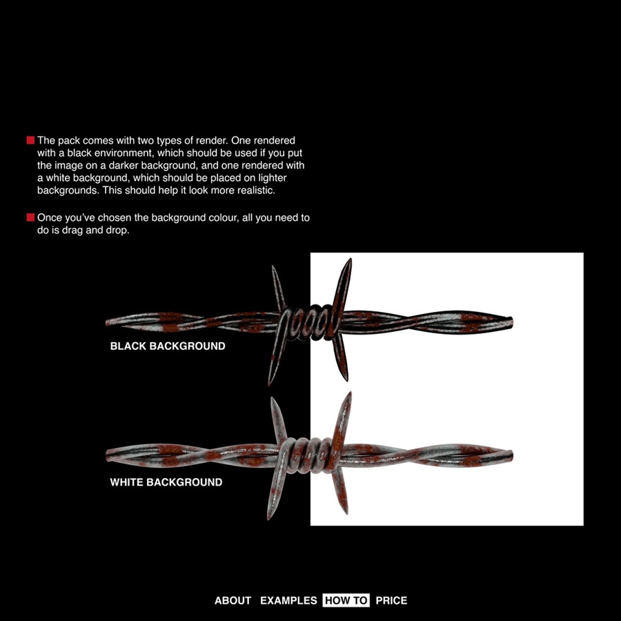 30款高清镀铬金属3D渲染带刺铁丝网PNG透明图片设计素材 Barbed Wire Graphic Pack . sucaiwan.com