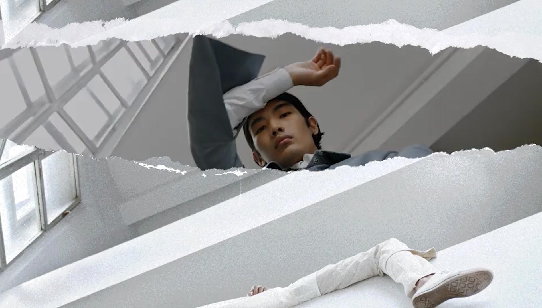 AE/PR模板：复古撕纸拼贴画损坏纸张打印纹理定格动画转场效果 . sucaiwan.com