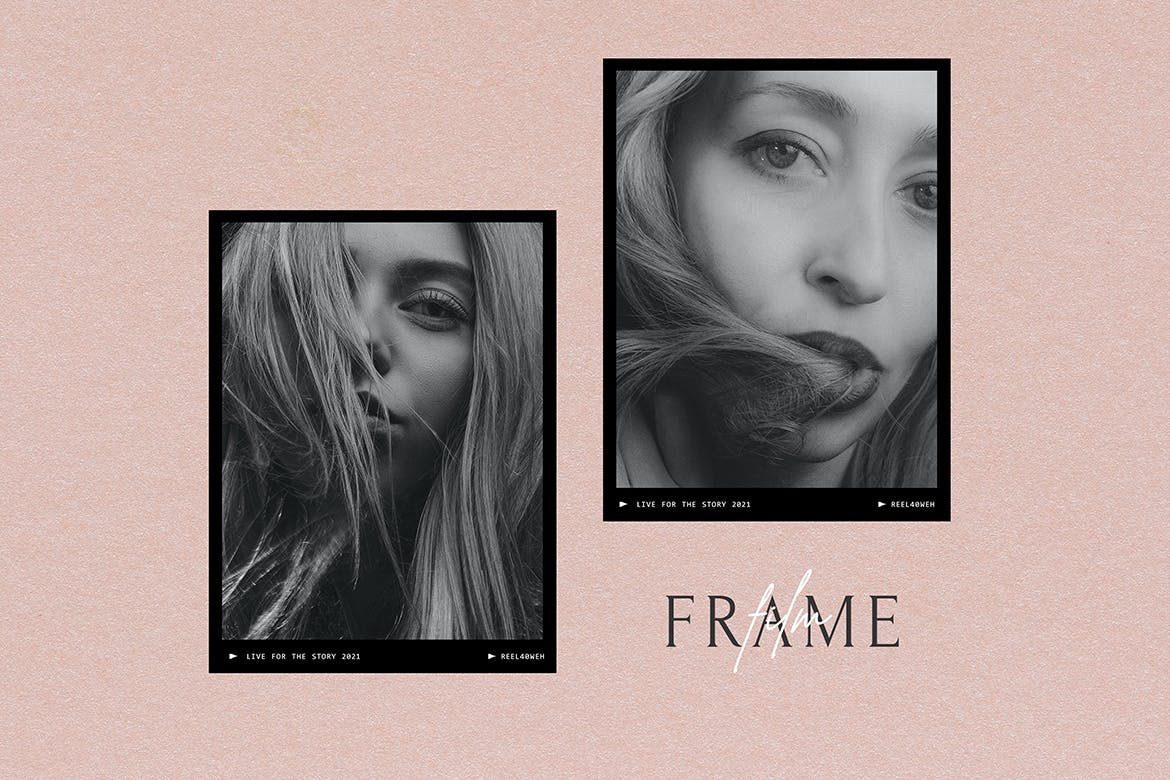 30+个高质量完美设计艺术现代电影帧PSD样机模型 24_Bundle FILM FRAME 样机素材 sucaiwan.com