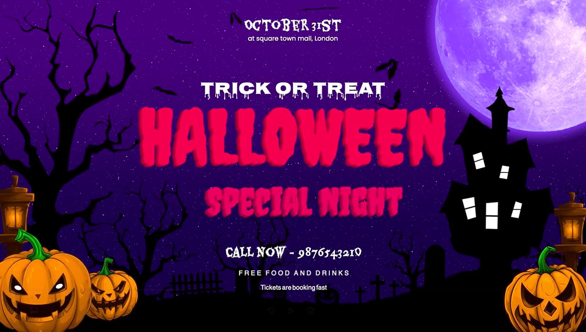 FCPX插件：10万圣节恐怖哥特式惊悚场景幽灵文字标题包 . sucaiwan.com