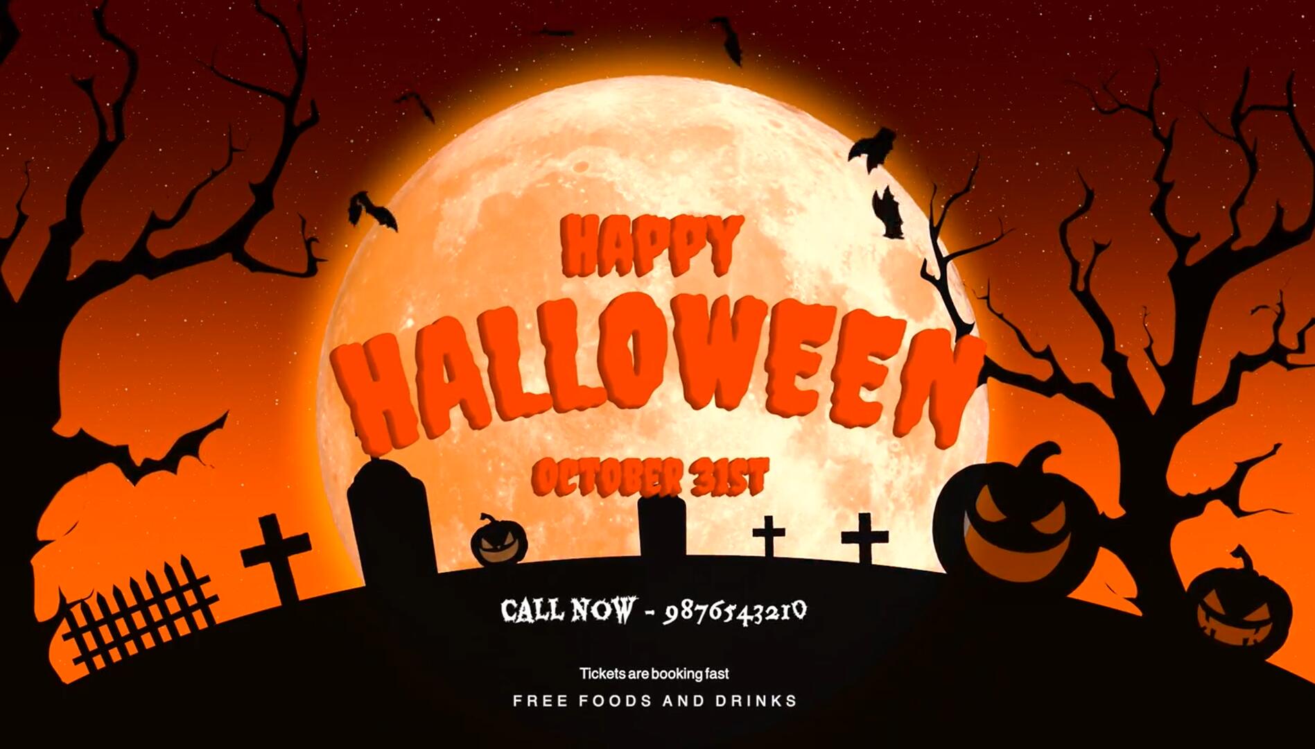 FCPX插件：10万圣节恐怖哥特式惊悚场景幽灵文字标题包 . sucaiwan.com