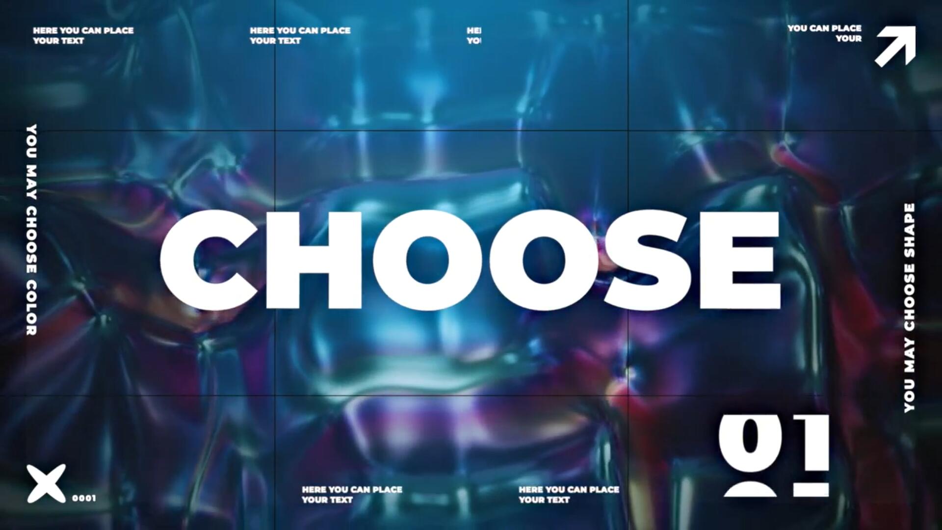 FCPX插件：5个赛博朋克场景3D液体模拟未来派动态排版标题 . sucaiwan.com