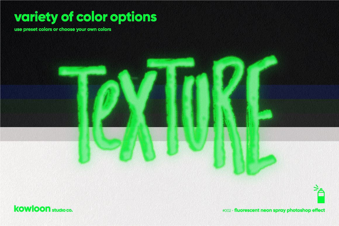 逼真街头喷涂风格霓虹灯荧光喷雾效果文字LOGO图形PSD模板 . sucaiwan.com