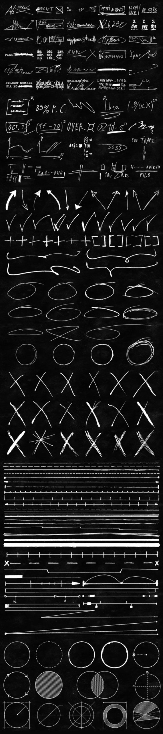 180个独特创意犯罪侦探节目手绘线条几何符号标记公式元素AE模板包 RoughDraftPack 影视音频 第2张-素材湾丨精选海外优质设计素材资源 180个独特创意犯罪侦探节目手绘线条几何符号标记公式元素AE模板包 RoughDraftPack 影视音频 sucaiwan.com