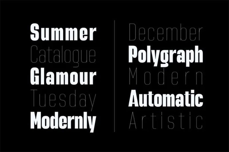 Hagia Pro现代无衬线字体完整版 设计素材 sucaiwan.com