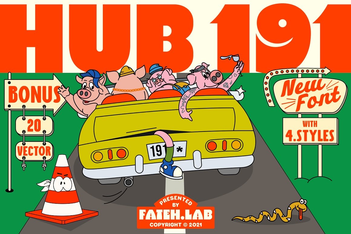 15款卡通逆反差英文字体合集 设计素材 第12张-素材湾丨精选海外优质设计素材资源 15款卡通逆反差英文字体合集 设计素材 sucaiwan.com