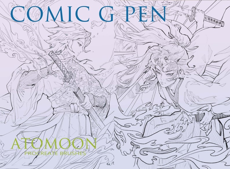 Procreate厚涂速写粉彩笔刷套装 笔刷资源 sucaiwan.com