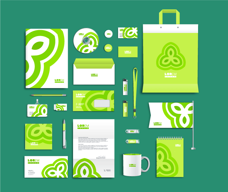 14套企业品牌样机VI模板，AI格式 样机素材 sucaiwan.com