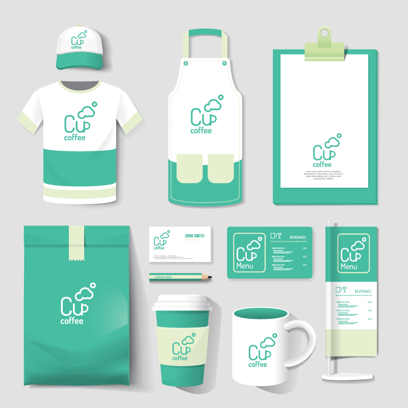 14套企业品牌样机VI模板，AI格式 样机素材 sucaiwan.com