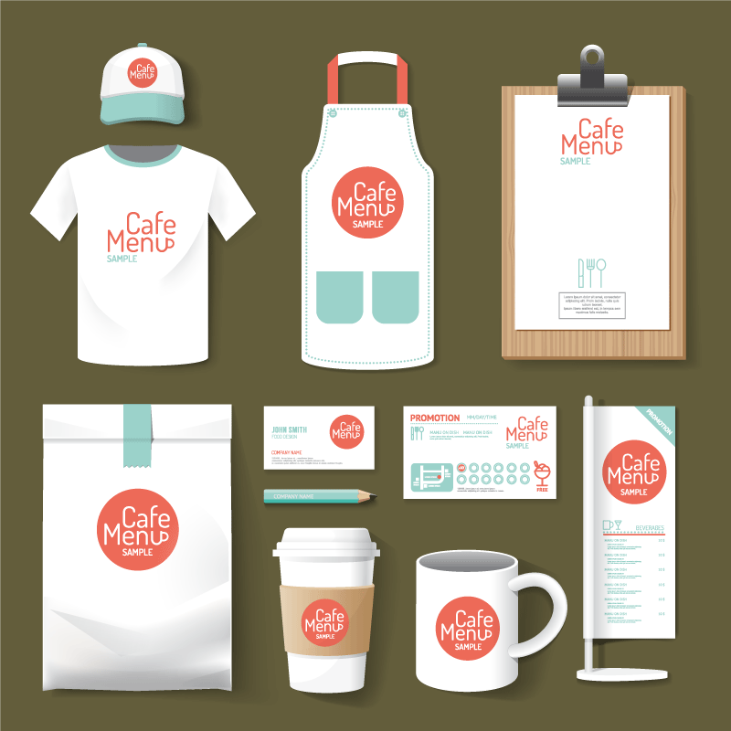 14套企业品牌样机VI模板，AI格式 样机素材 sucaiwan.com