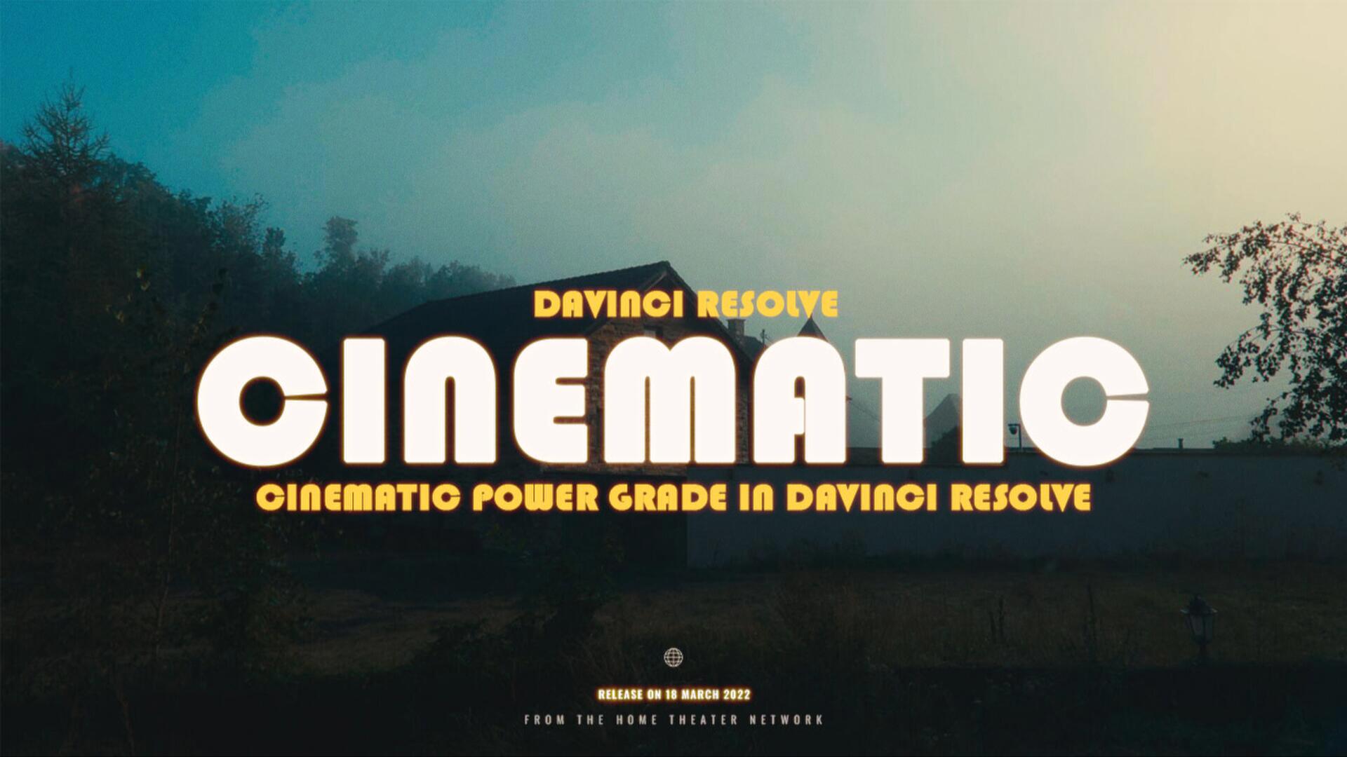 达芬奇深邃旅拍风景摄影电影感风格化调色节点 CINEMATIC POWER GRADE IN DAVINCI RESOLVE . sucaiwan.com