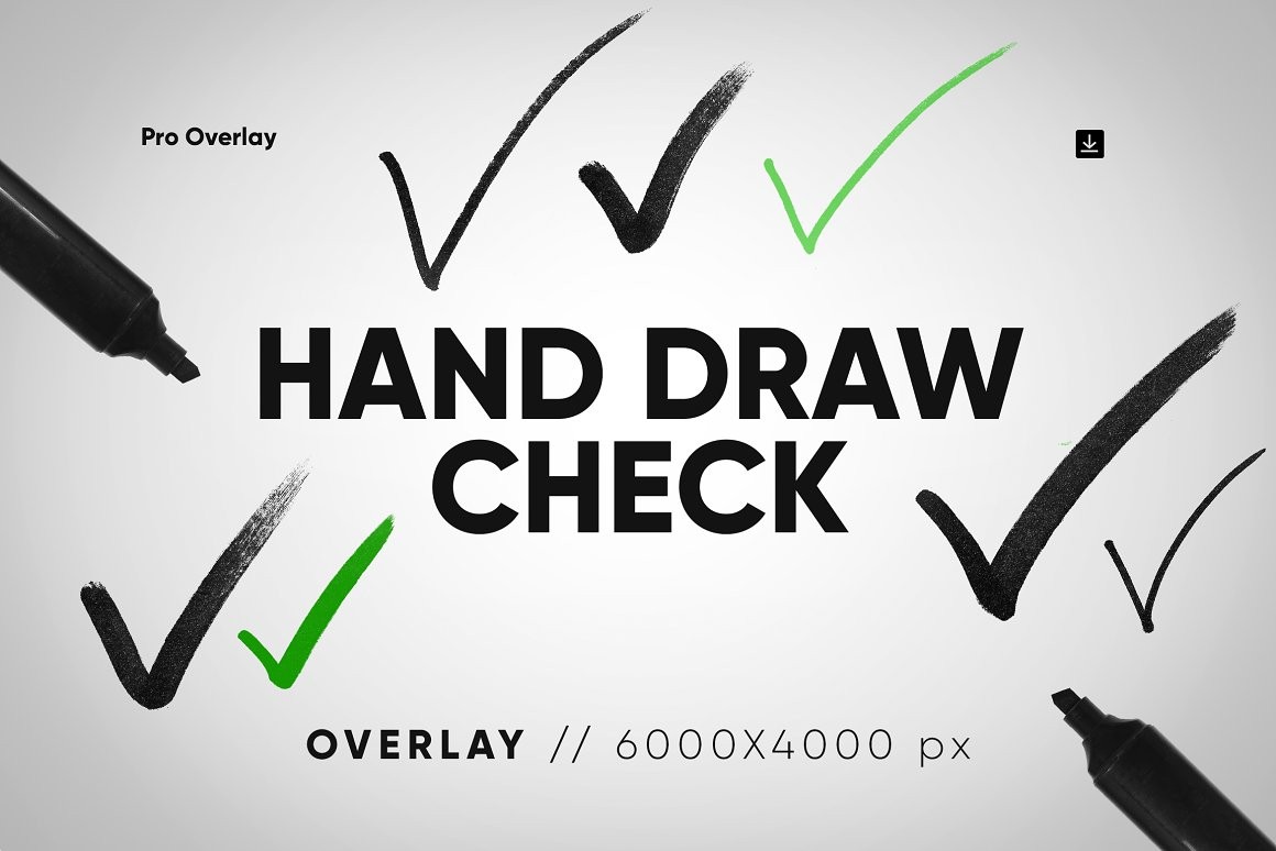 30张高清手绘打勾对号图片素材PNG 图片素材 sucaiwan.com