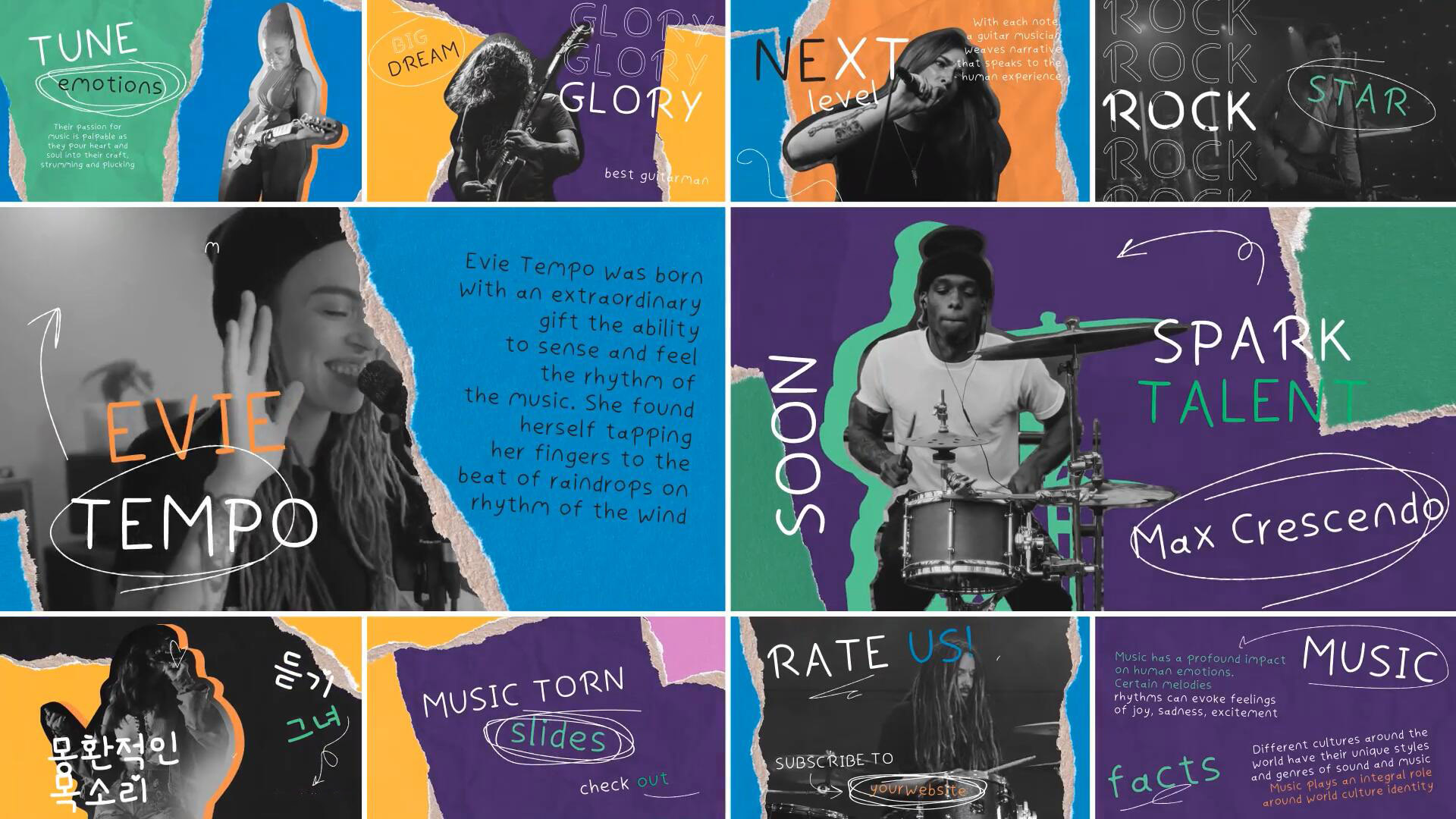 AE模板:垃圾撕纸风格手工纹理人物介绍冻结帧预告 . 第1张-素材湾丨精选海外优质设计素材资源 AE模板:垃圾撕纸风格手工纹理人物介绍冻结帧预告 . sucaiwan.com