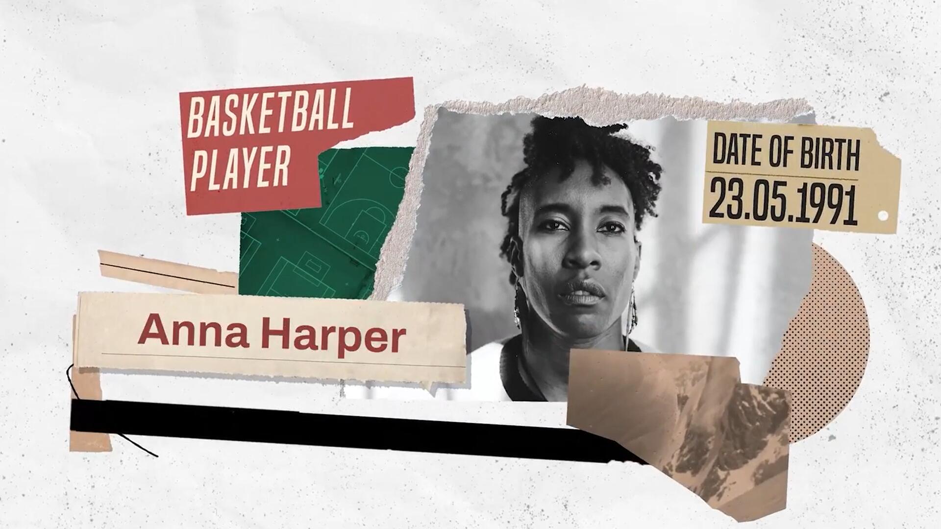 PR模板：潮流朝气撕纸风格团队成员公司员工人物介绍 . sucaiwan.com