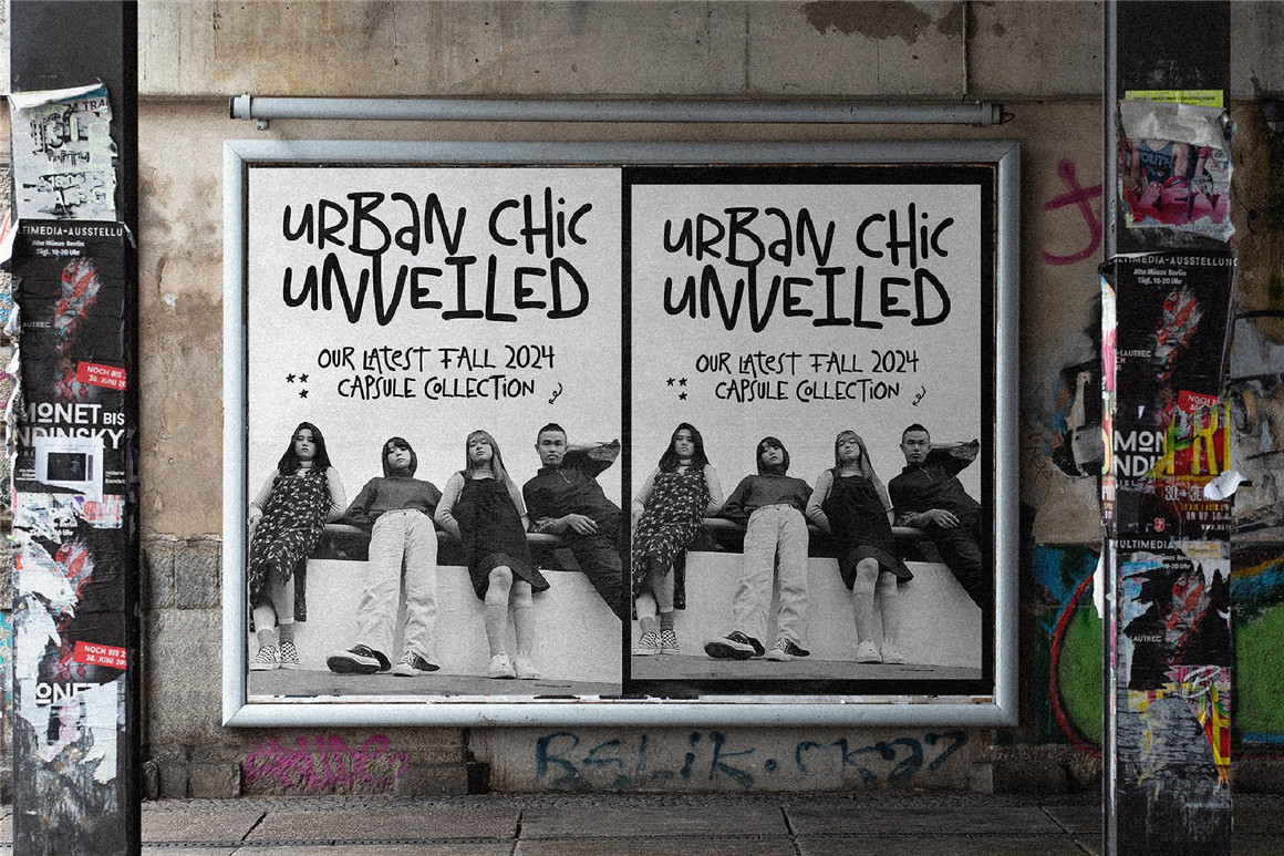 英文字体：趣味大胆城市街头喷雾服饰文化刷漆标记涂鸦英文字体 Laugh Together - Spray Tagging 设计素材 sucaiwan.com