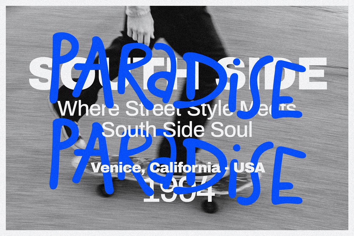 英文字体：趣味大胆城市街头喷雾服饰文化刷漆标记涂鸦英文字体 Laugh Together - Spray Tagging 设计素材 sucaiwan.com