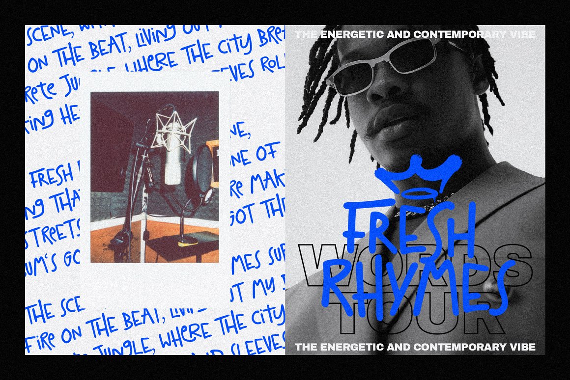 英文字体：趣味大胆城市街头喷雾服饰文化刷漆标记涂鸦英文字体 Laugh Together - Spray Tagging 设计素材 sucaiwan.com