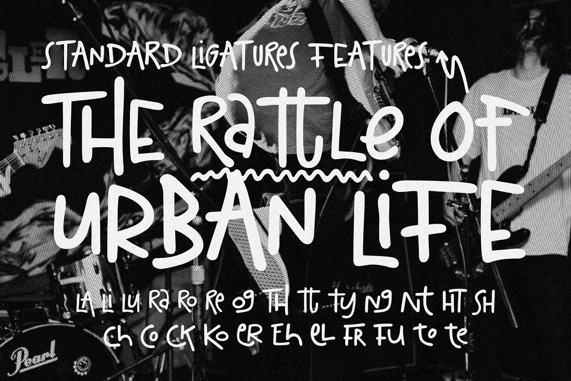 英文字体：趣味大胆城市街头喷雾服饰文化刷漆标记涂鸦英文字体 Laugh Together - Spray Tagging 设计素材 sucaiwan.com