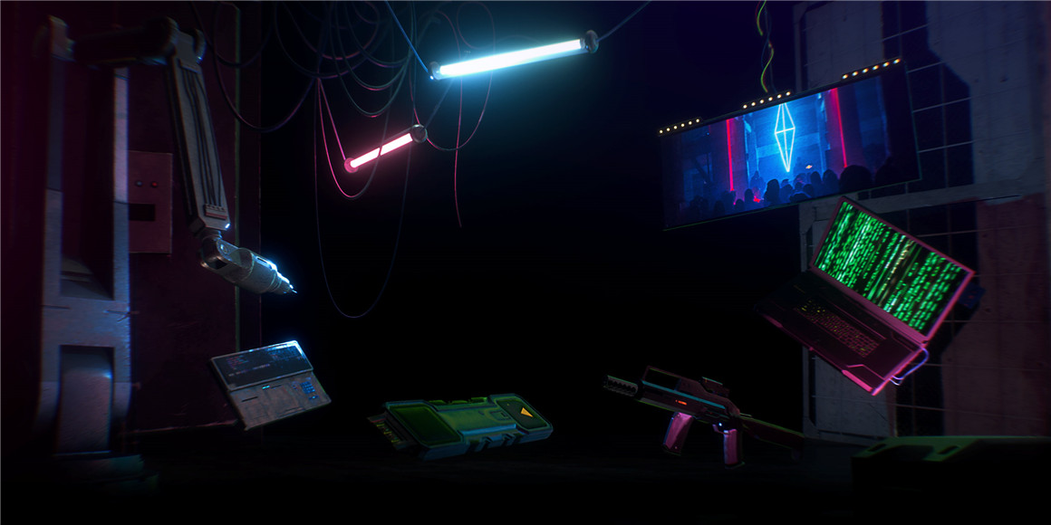 MotionVFX – Cyberpunk Model Pack 37款未来科幻赛博朋克MO2场景动画模型工具包 . sucaiwan.com