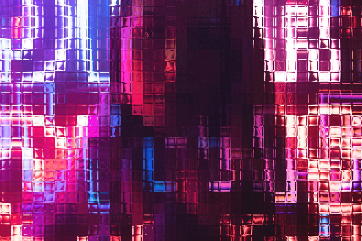 创意抽象艺术玻璃神秘扭曲划痕纹理视觉效果PSD样机模板 Refraction & Distortion Glass Effect 样机素材 sucaiwan.com