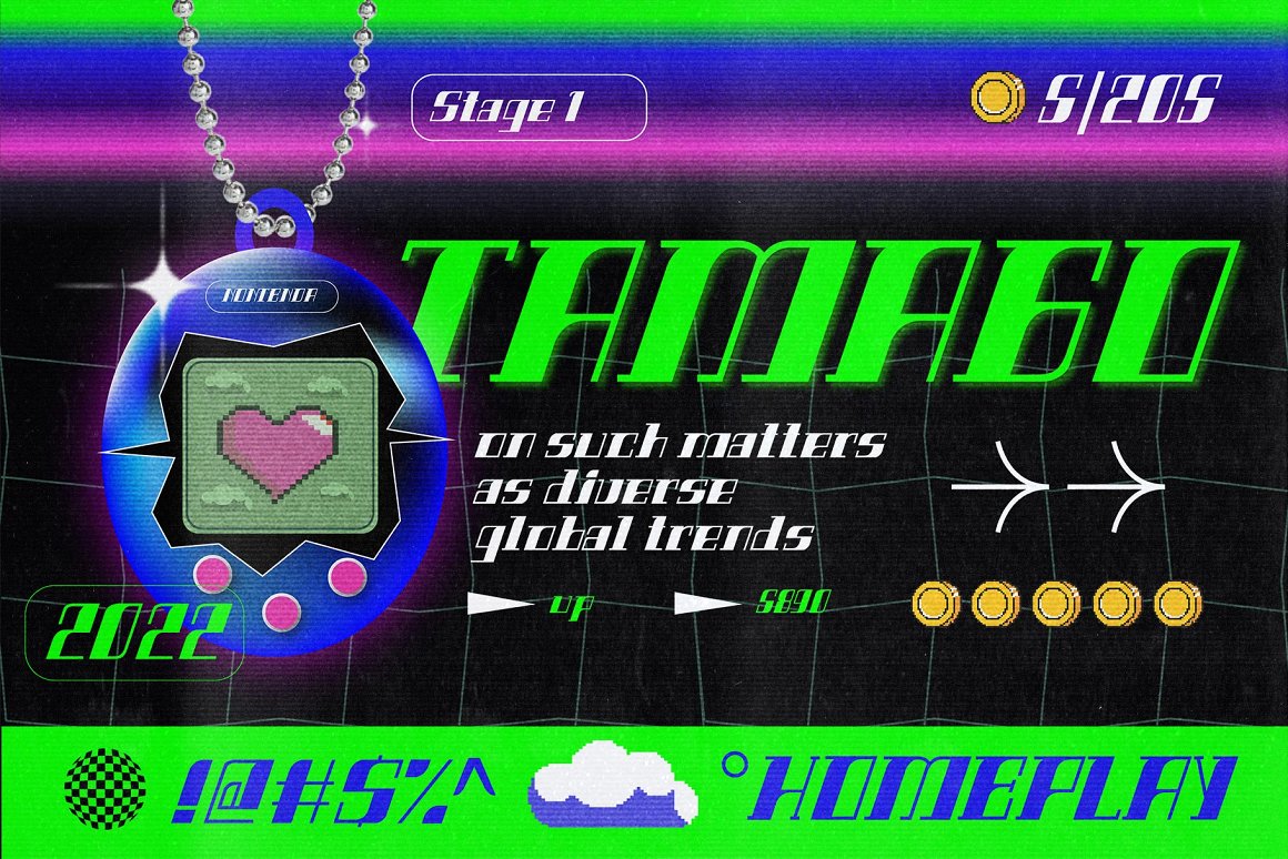 千禧年复古未来科技感Y2K风格标题杂志包装电影字体包 Seristic Y2K Typeface 设计素材 第1张-素材湾丨精选海外优质设计素材资源 千禧年复古未来科技感Y2K风格标题杂志包装电影字体包 Seristic Y2K Typeface 设计素材 sucaiwan.com