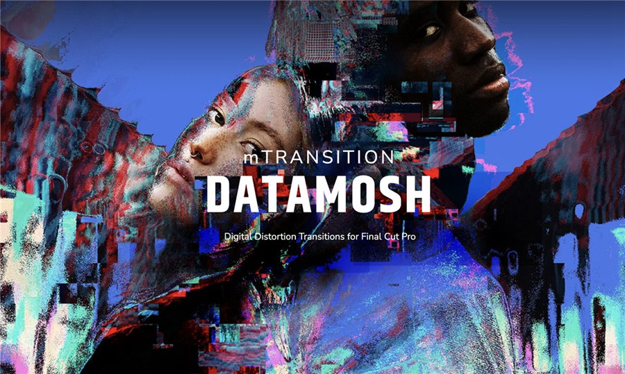 FCPX插件:52种数字故障扭曲失真毛刺干扰视觉转场动画预设 MotionVFX – mTransition Datamosh 插件预设 第2张-素材湾丨精选海外优质设计素材资源 FCPX插件:52种数字故障扭曲失真毛刺干扰视觉转场动画预设 MotionVFX – mTransition Datamosh 插件预设 sucaiwan.com