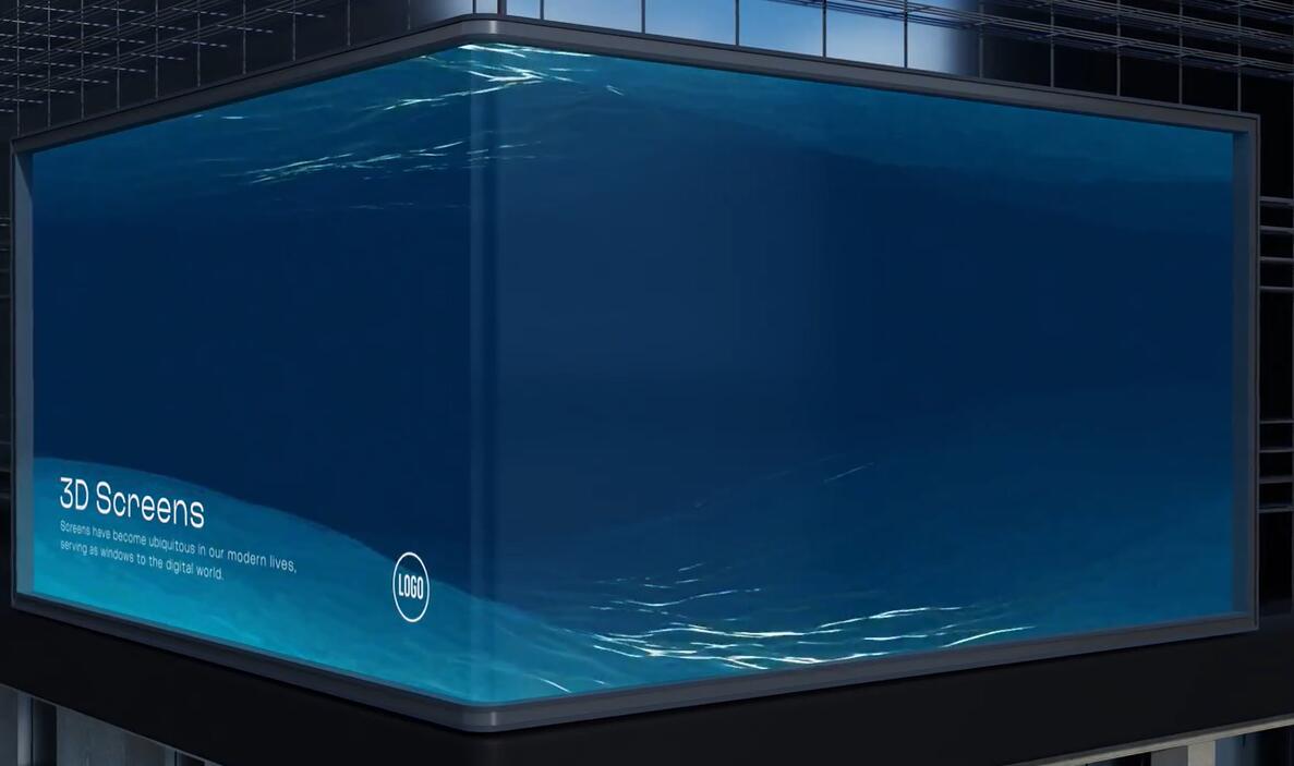 AE模板：10个逼真城市3D弯曲街角广告屏场景效果包 . sucaiwan.com