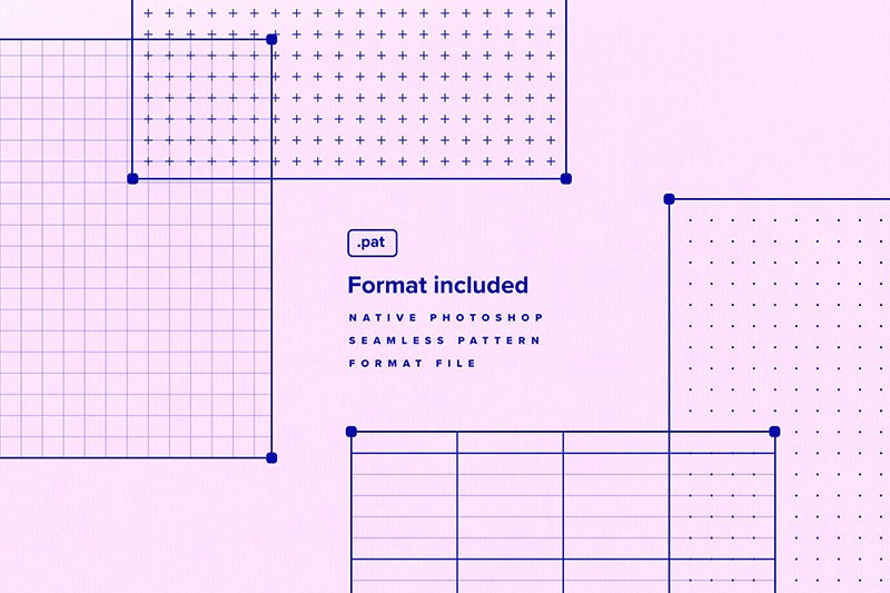 12个几何网格背景图案PSD PAT 图片素材 sucaiwan.com