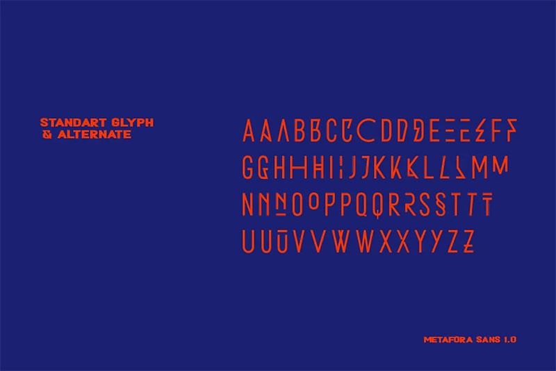 Metafora现代无衬线英文字体 设计素材 sucaiwan.com