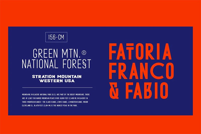 Metafora现代无衬线英文字体 设计素材 sucaiwan.com