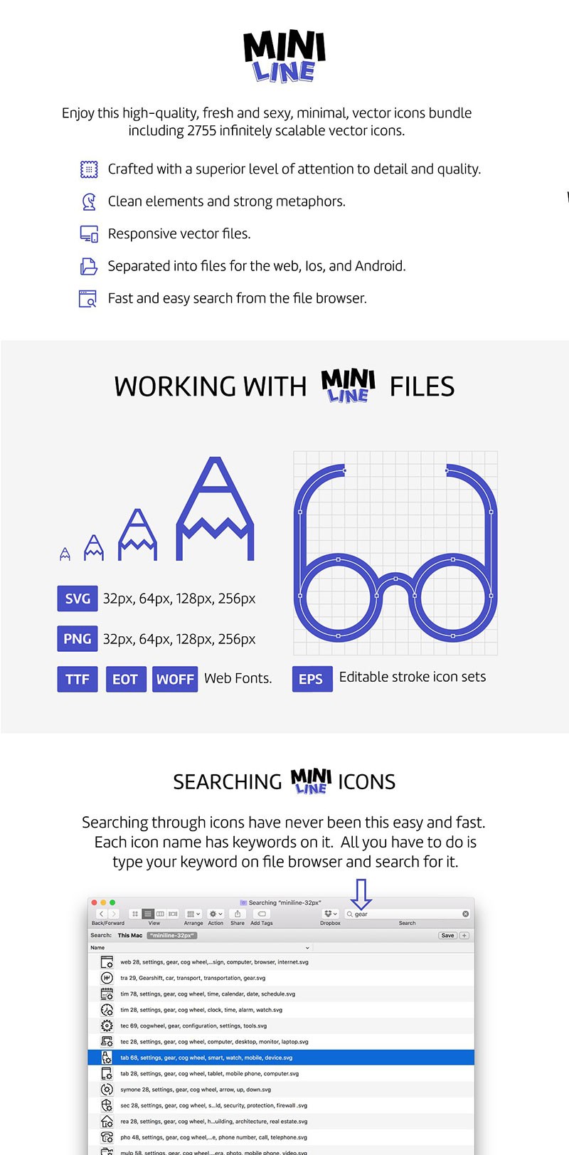 2700+精美矢量线条图标素材库 图标素材 sucaiwan.com