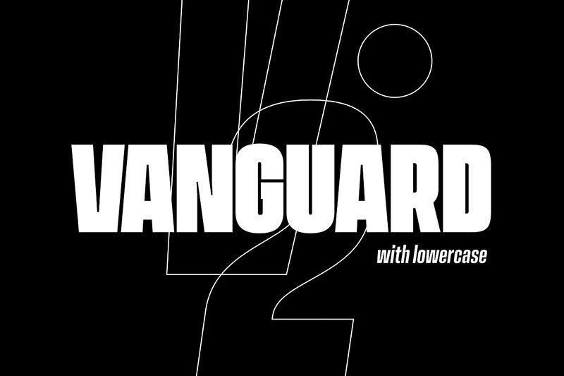 Vanguard CF无衬线英文字体 设计素材 sucaiwan.com