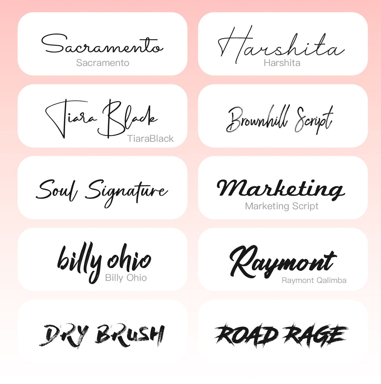 70款必备英文字体合集 设计素材 sucaiwan.com