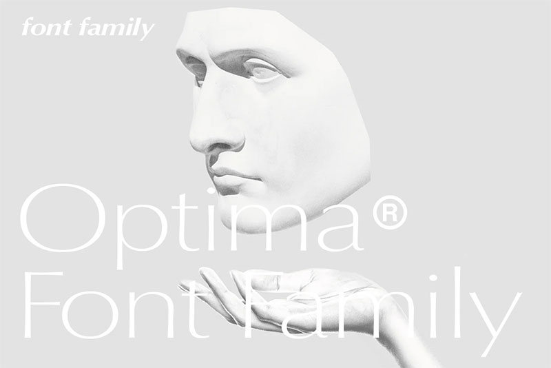 Optima时尚大牌英文字体完整版 设计素材 sucaiwan.com