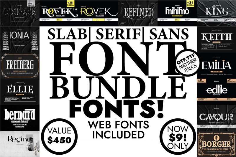 20款现代品牌杂志海报字体合集 设计素材 sucaiwan.com