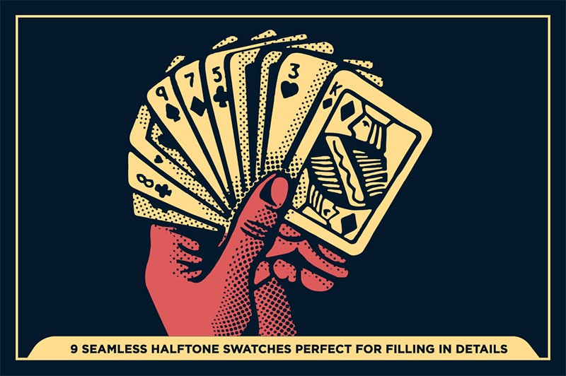 80+Illustrator半色调图案笔刷 笔刷资源 sucaiwan.com