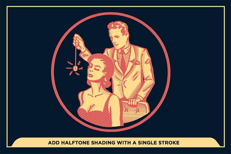 80+Illustrator半色调图案笔刷 笔刷资源 sucaiwan.com