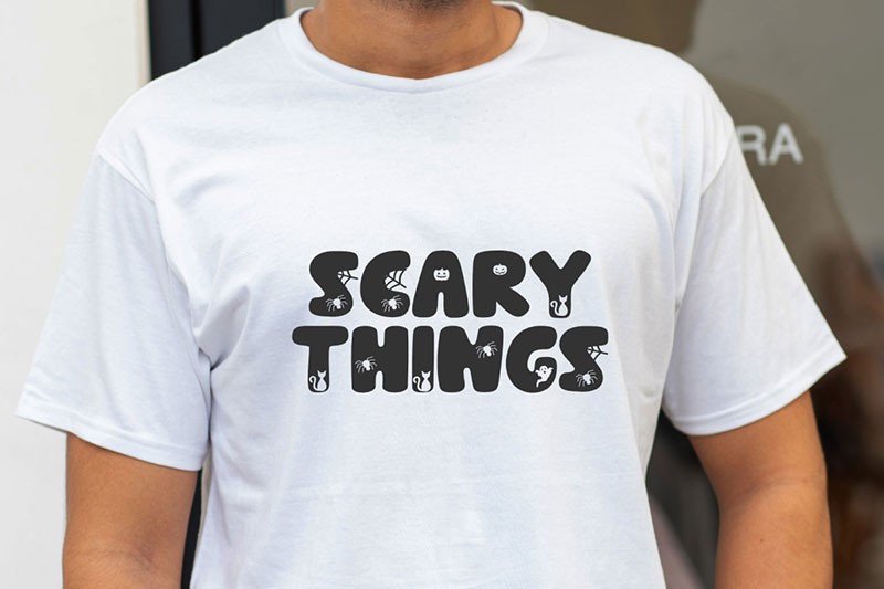 Spooky Witchy万圣节印花字体 设计素材 sucaiwan.com